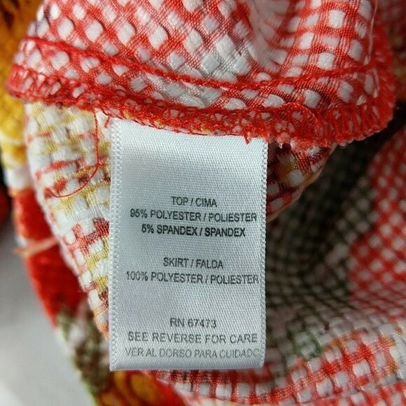 Danny and Nicole A Line Dress Floral Multicolor Size 10 - Picture 7 of 8